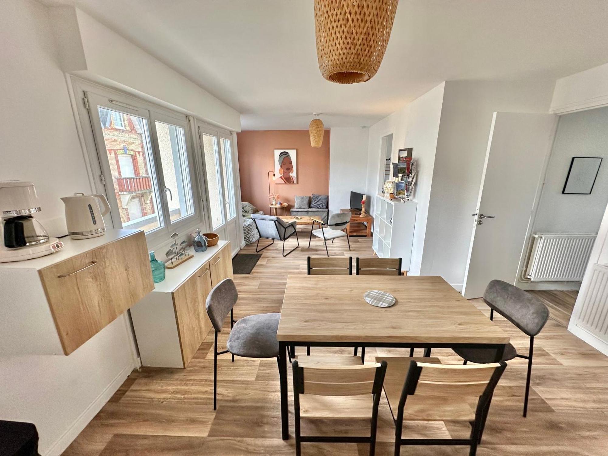 Balcon - Vue Laterale - 4 A 6 Pers - Lumineux Apartment Berck